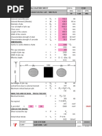 Calculation Sheet: 71197 Design For Pile Cap - Two Piles PP DJM MVL