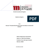 Principales Elementos de La Cultura Que Rigen La Conducta Del Individuo