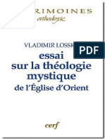 Vladimir Lossky, Saulius Rumsas-Essai Sur La Théologie Mystique de L'eglise d'Orient-Cerf (2005) PDF