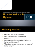 Citations Legal Opinion