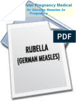 First Trimester Pregnancy Medical Rubella or German Measles in Pregnancy PDF