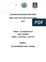 Laporan Kejohanan Ping Pong 2018