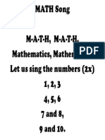 The Math Song