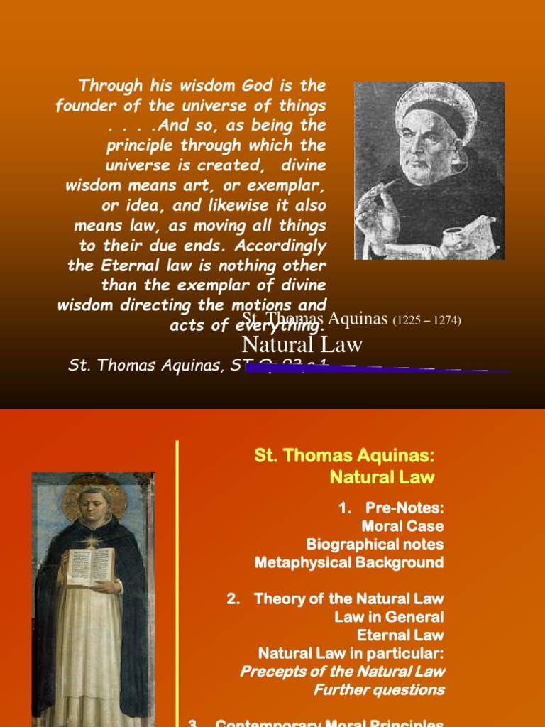 Aquinas Natural Law | PDF | Natural Law | Thomas Aquinas