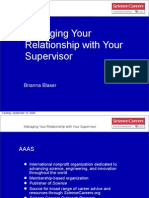 Your Supervisor