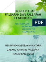 M1 Konsep Asas Falsafah Dan Falsafah Pendidikan: Ahli Kumpulan: Yeong Shiao Mei Lee Huey Yee Leong Xin Yu