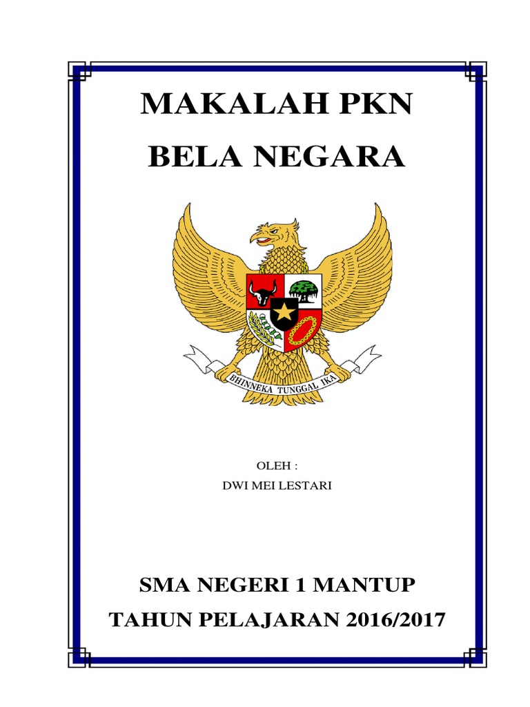 Makalah Bela Negara