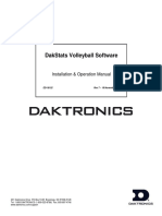 DakStats Volleyball Software Operation Manual