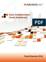Asia Construction Costs Summary 2016