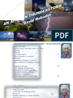 Rubadiri D. An African Thunderstorm Powerpoint Presentation