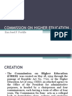 Commission On Higher Education