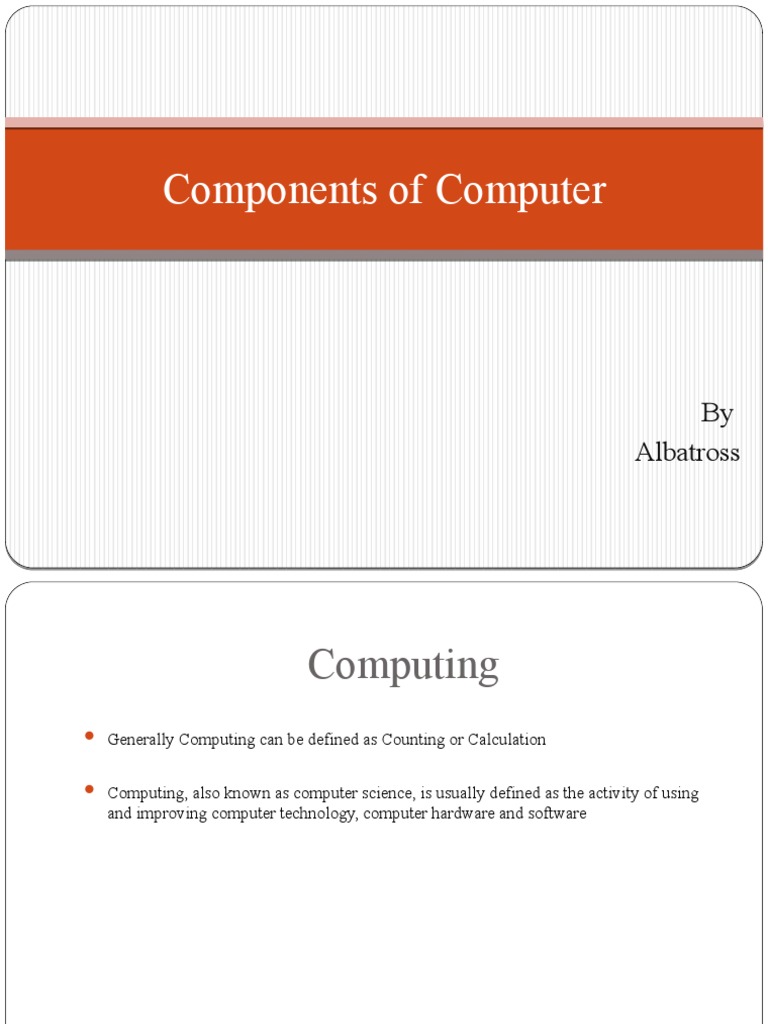 Overview of Computer Components and Generations | PDF | Hard Disk Drive ...