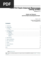 HOWTO Fetch Internet Resources Using Urllib2: Guido Van Rossum and The Python Development Team