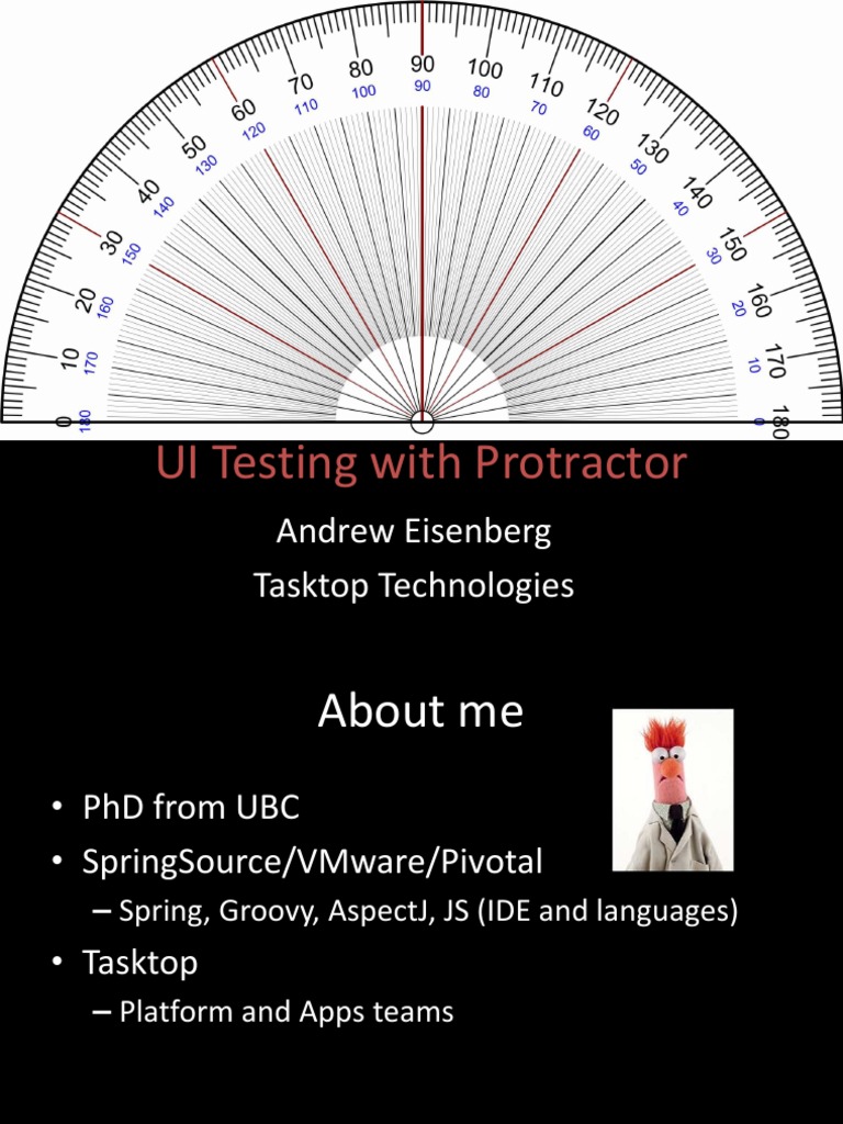 Protractor UI Testing Guide | PDF | Selenium (Software) | Computer ...