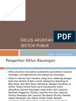 Siklus Akuntansi Sektor Publik