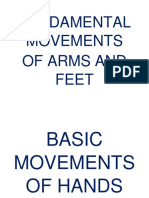 Fundamental Movements of Arms and Feet