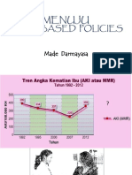 Menuju Data Based Policies