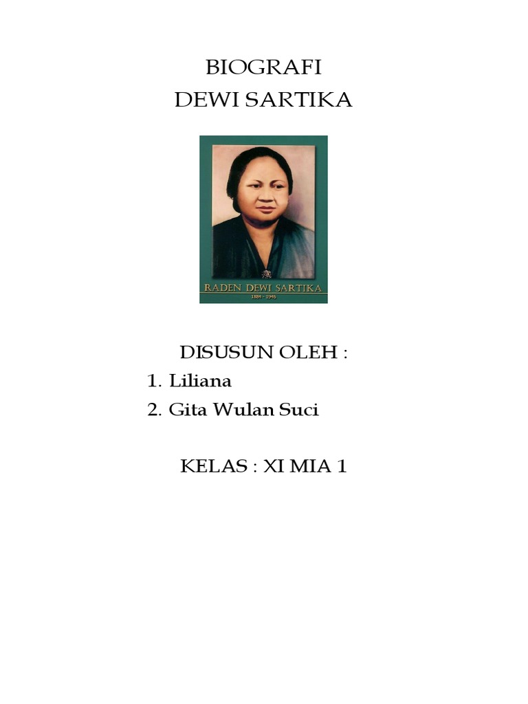 Biografi Dewi Sartika