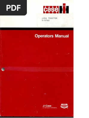 David Brown 1394 Operators Manual Part 1 Pdf