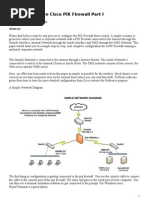 Cisco Pix 515E Firewall Configuration