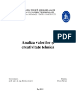 Referat - Analiza Valorii