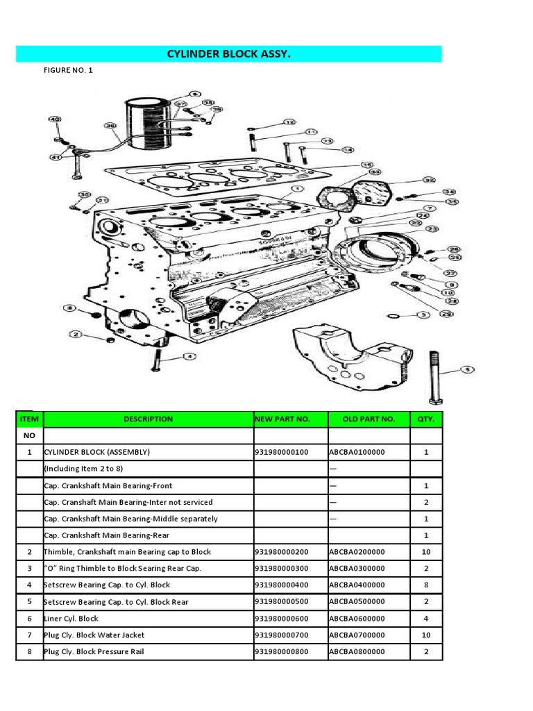 Simpson Engine Parts Catalogue | PDF | Pump | Piston
