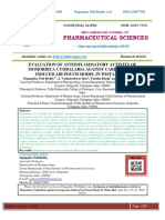 Evaluation of Antiinflammatory Activity of Momordica Cymbalaria Against Carrageenan Induced Air Pouch Model in Wistar Rats