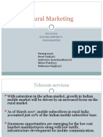 Rural Marketing: Group No:9