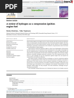 A Review of Hydrogen As A Compression Ignition