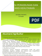 Akuntansi Perkebunan Dan Akuntansi Kehutanan: Asfadina Trijunita C1C015090