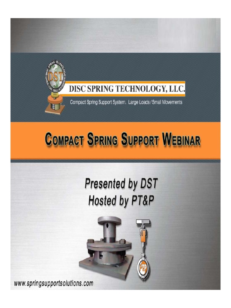 DST Spring Support System Overview | PDF | Pipe (Fluid Conveyance) | Boiler