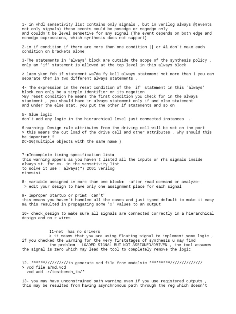 Verilog If Statements and Always Blocks | PDF | Software Engineering ...