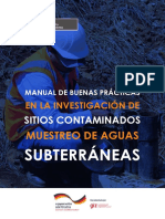 MANUAL DE BUENAS PRACTICAS - MUESTREO DE AGUAS SUBTERRANEAS