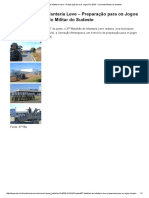 37º Batalhão de Infantaria Leve - Preparação para Os Jogos Rio 2016 - Comando Militar Do Sudeste - Exército Brasileiro PDF