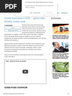 Como Funciona o SUS - Quem Tem Direito, Como Usar - Ansocial