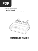 Reference Guide: 9-Pin Dot Matrix Printer