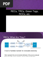 Recs, TRCS, Green Tags, Rocs, Etc