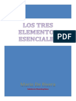 Mario de Rivera - Los 3 Elementos Esenciales - MAQUETA