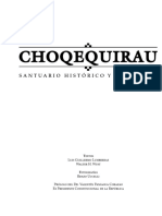 LUMBRERAS, L. y W. WUST. Choqequirau. Santuario Histórico y Ecológico. 2001