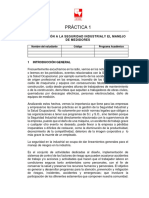 Guia Introducción a La Seguridad Industrial y Manejo de Medidores . Ctos I 2016