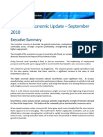 Australian Economic Update September 2010