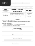 Formulario SAT 2237 | PDF | Impuesto al valor agregado | Impuestos