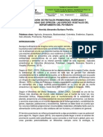 Evaluación de Frutales Promisorias, Huérfanas y Subutilizadas Que Ofrecen Las Especies Vegetales Del Departamento Del Putumayo