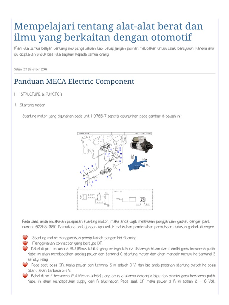 Panduan MECA Electric Component | PDF