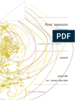 Piazzolla Four Seasons Example Score