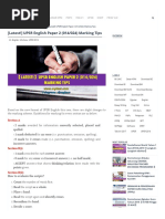 UPSR English Paper 2 (014_024) Marking Tips