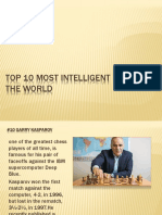 Top 10 Most Intelligent People of The World