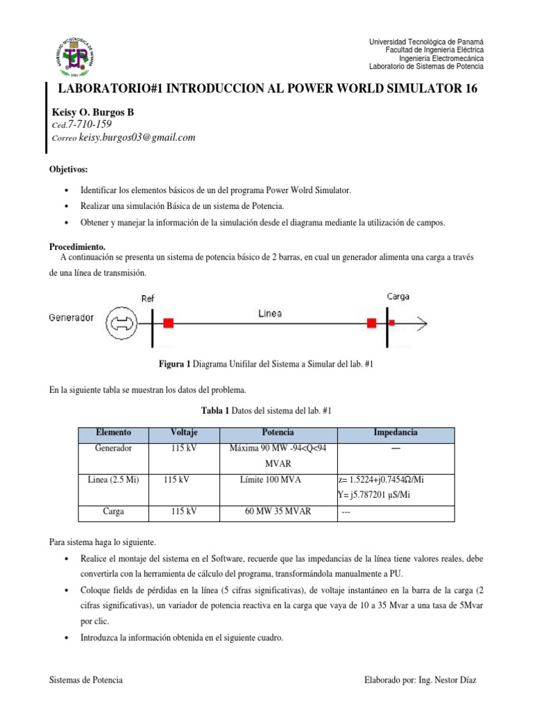 Introducción al Power World Simulator | PDF | Energia electrica ...