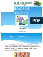 Penyuluhan Hemoroid