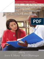 Implementing and Analyzing Performance Assessments in Teacher Education